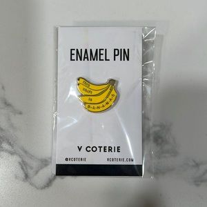 Figs v coterie “this shift is bananas” enamel pin